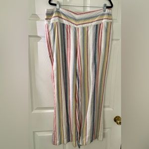 Striped Linen Pants